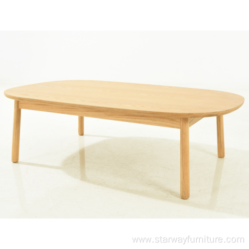 Japanese simple style modern solid wood dining table